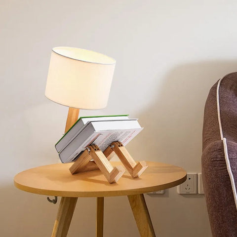 lampe de chevet moderne bois