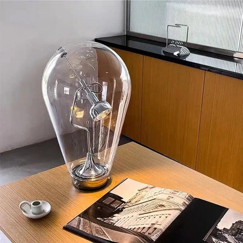 lampe de chevet en verre