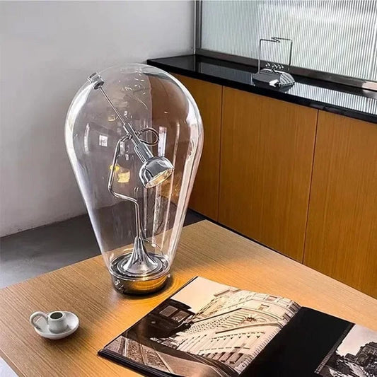lampe de chevet en verre