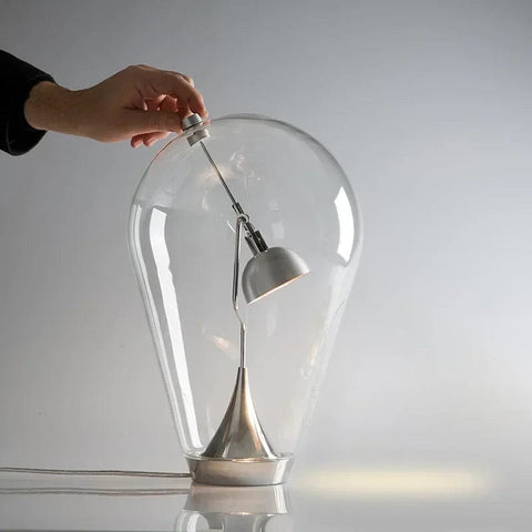 lampe de chevet en verre