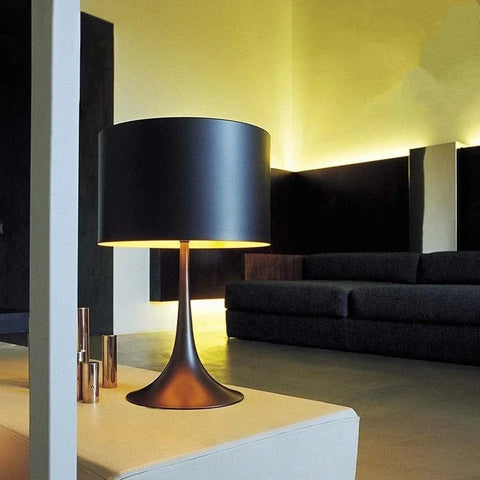 lampe de chevet design noir italien
