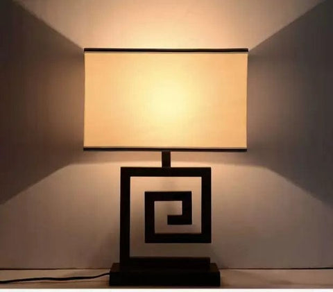lampe de chevet rétro noiree