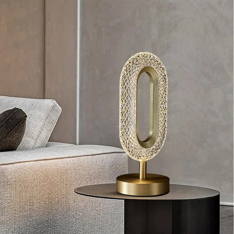 lampe de chevet or