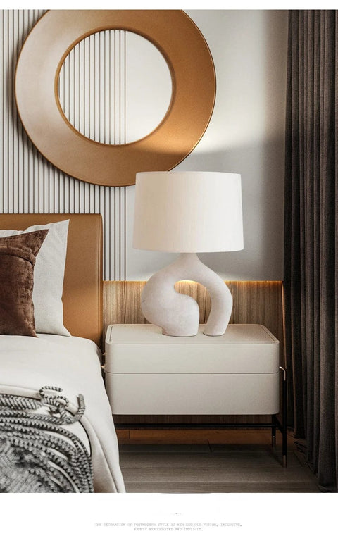 lampe design blanc chambre