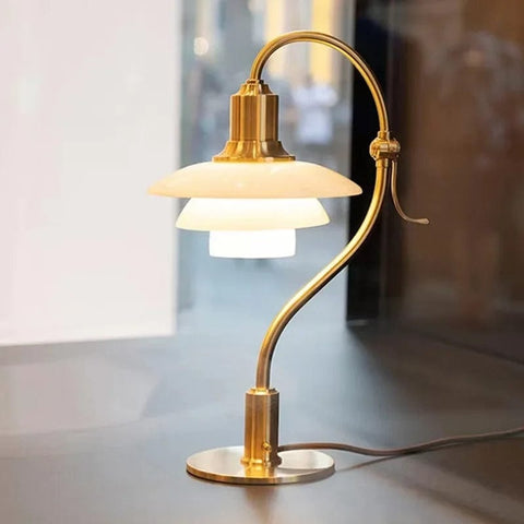 lampe dorée 