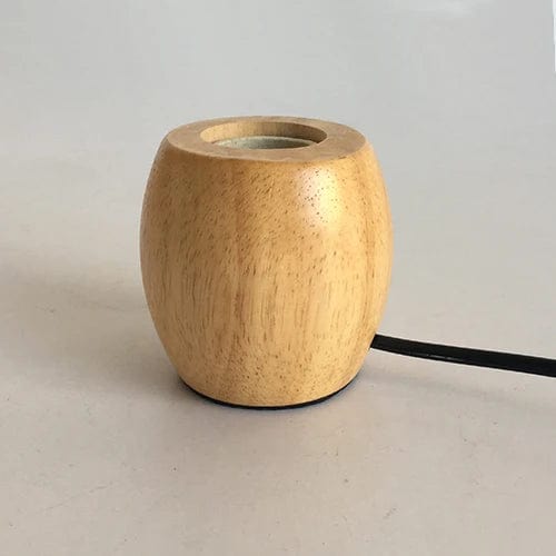 lampe de chevet bois ronde