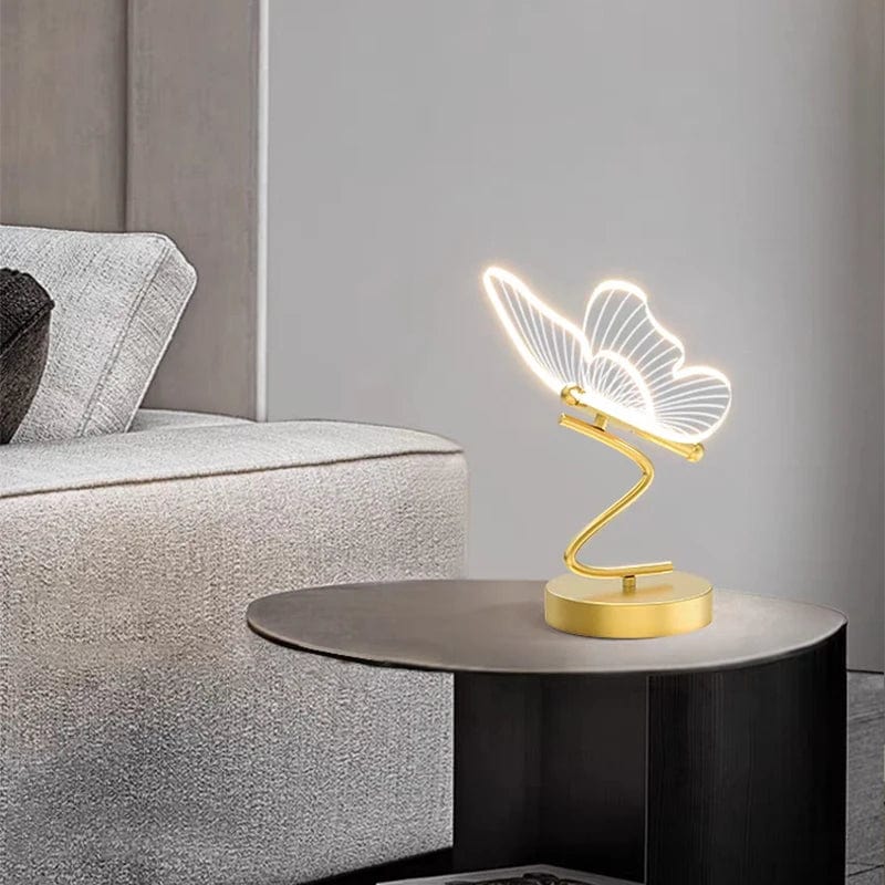lampe en forme de papillon