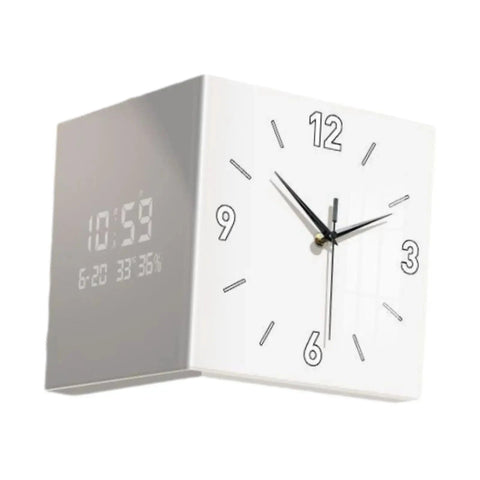 lampe horloge blanche packshot
