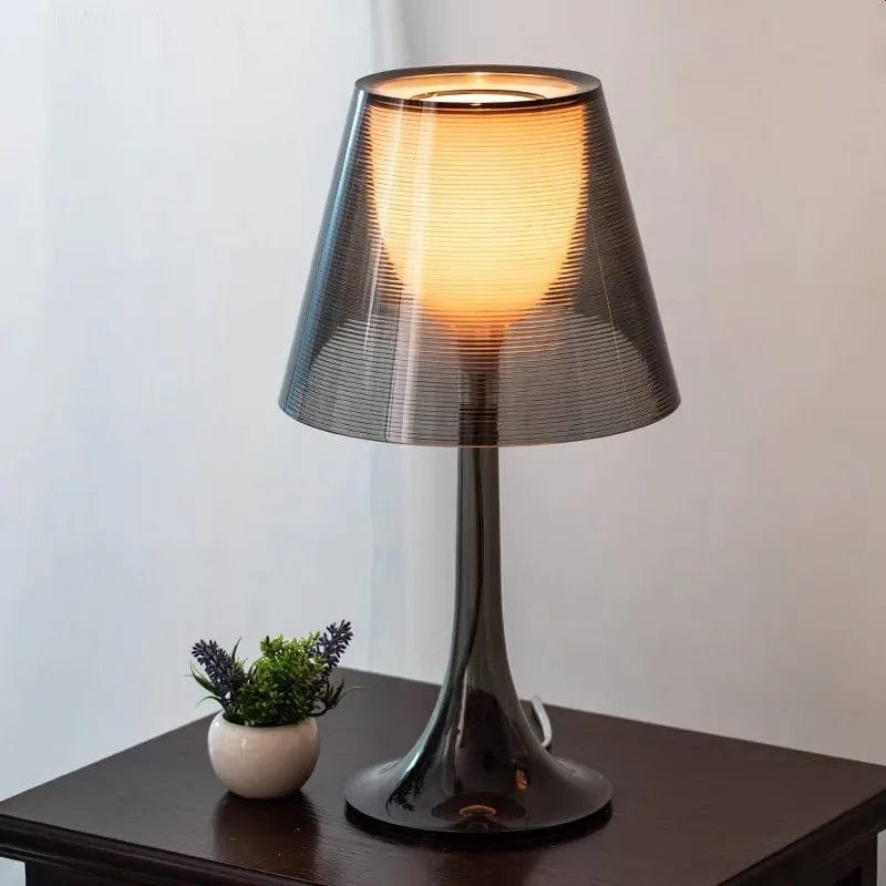 lampe noire de table