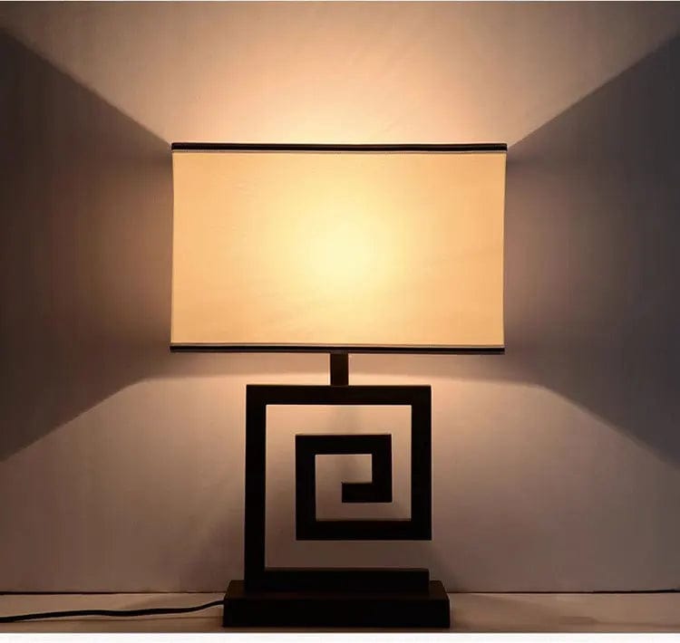 lampe noire retro chambre 