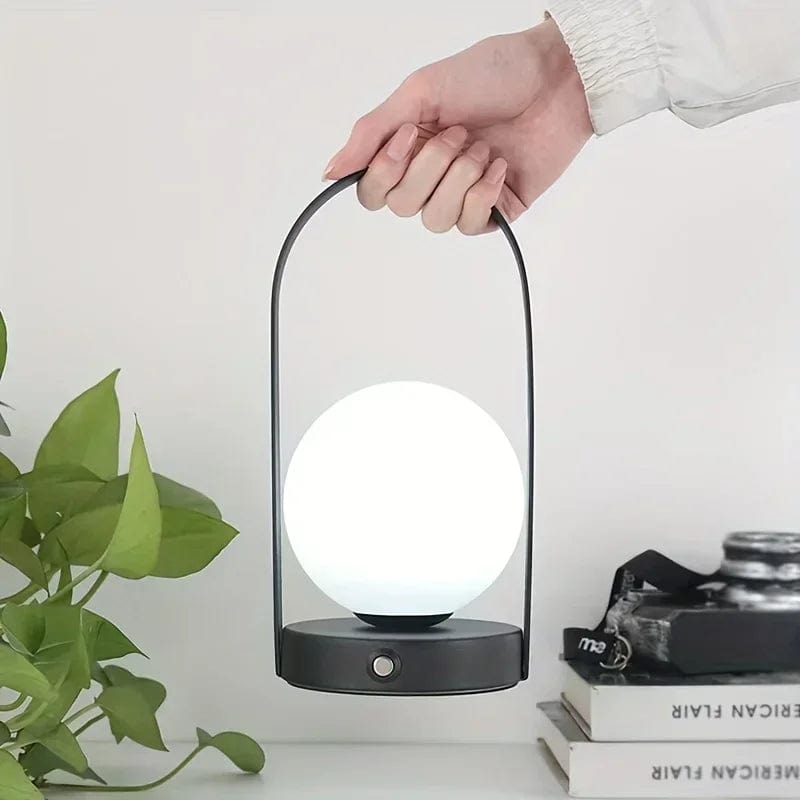 lampe portative en noir 