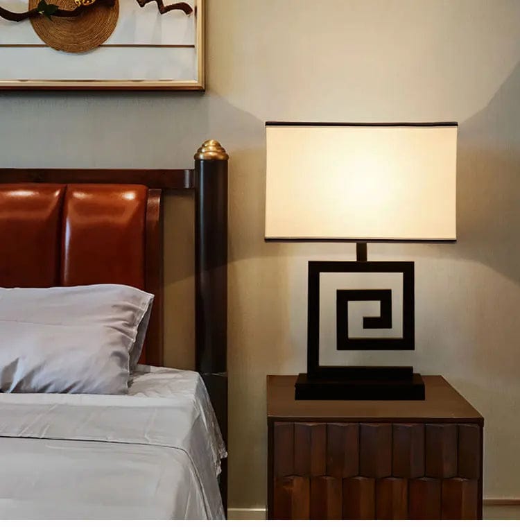 lampe retro noire chambre
