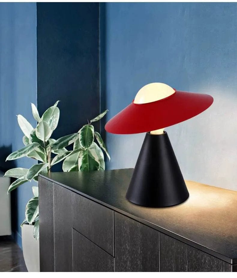 lampe rouge et noire