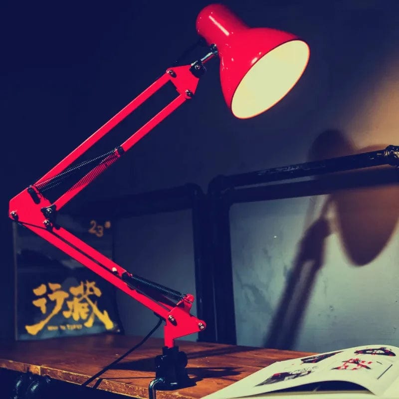 lampe rouge industrielle