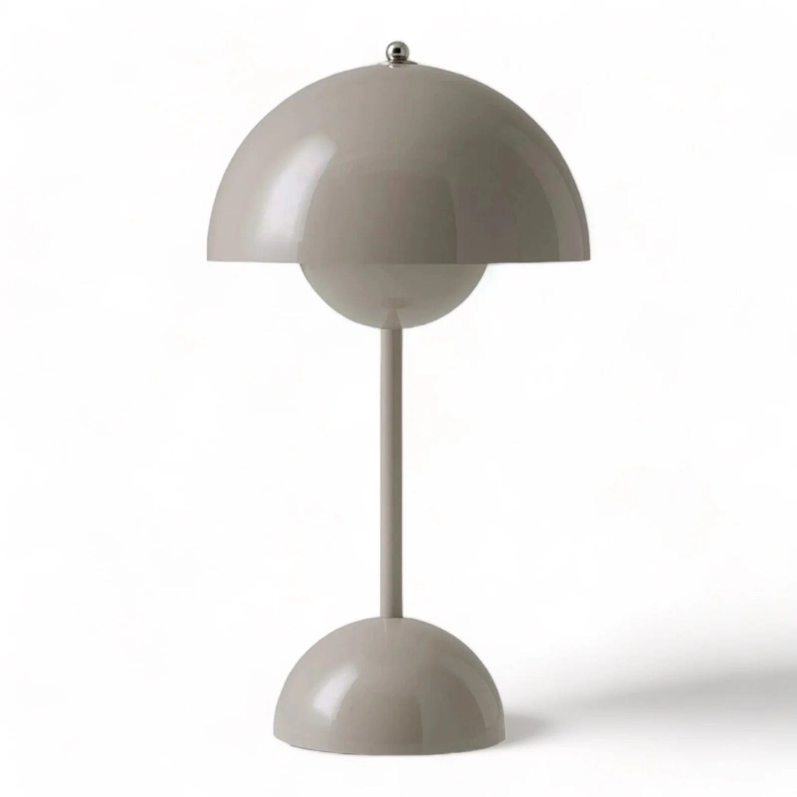 lampe champignon grise