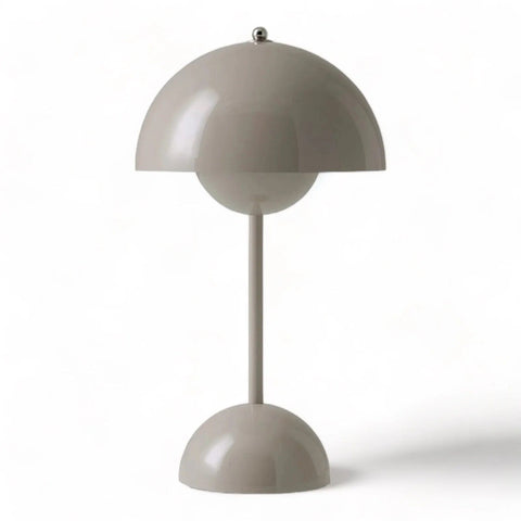 lampe champignon grise