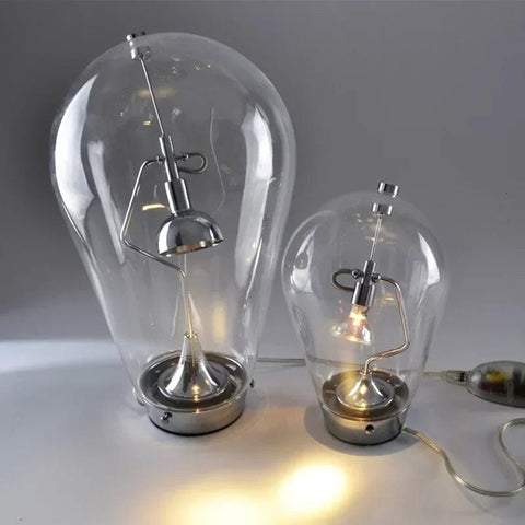 lampe de chevet en verre