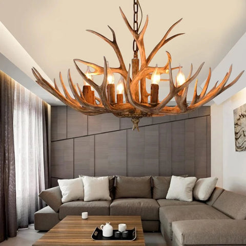 Lustre bois de Cerf - HAGRID