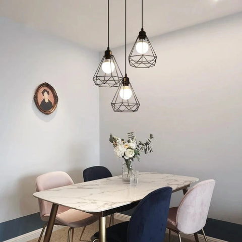 Lustre Salon Industriel - HELYEA