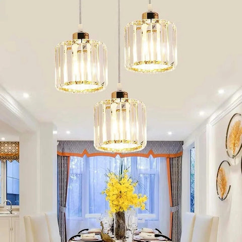 lustre cristal moderne salle à manger
