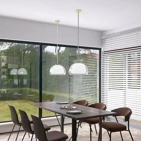 lustre minimaliste blanc scandinave