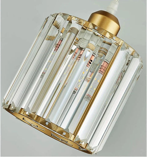lustre salon cristal moderne packshot