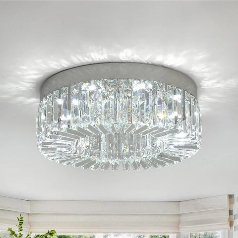Plafonnier Cristal Doré - JULIETTE