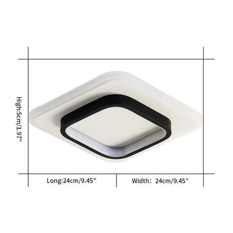 Plafonnier LED Carré - REKA
