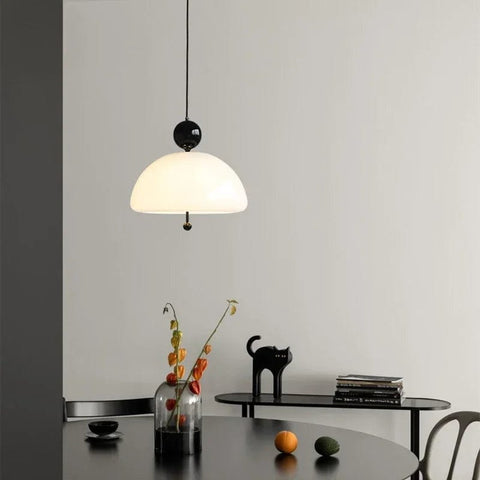 plafonnier blanc et noir 