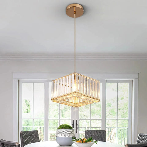 plafonnier cristal cuisine