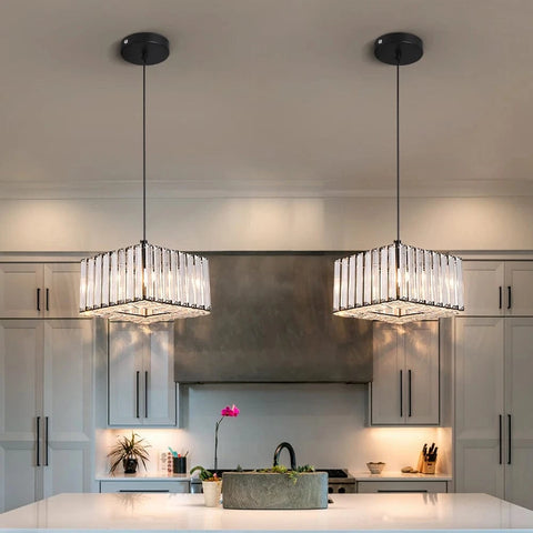 plafonnier cristal design