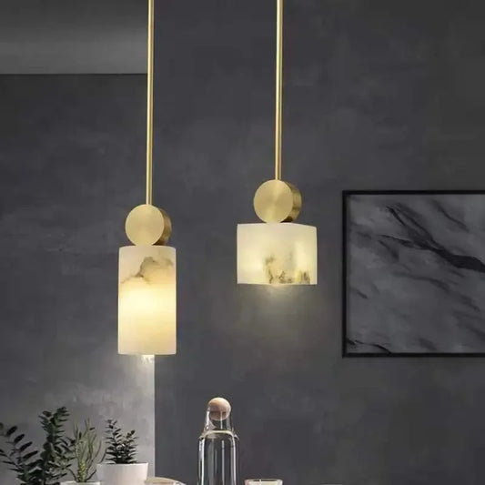 plafonnier cuivre salon