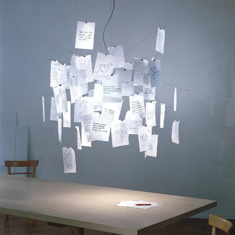 plafonnier de papier