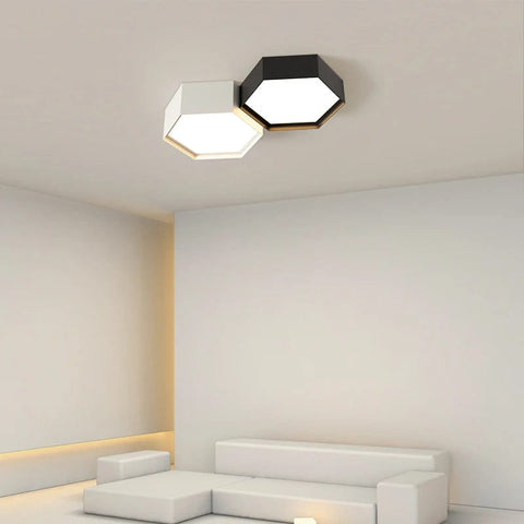 plafonnier design noir