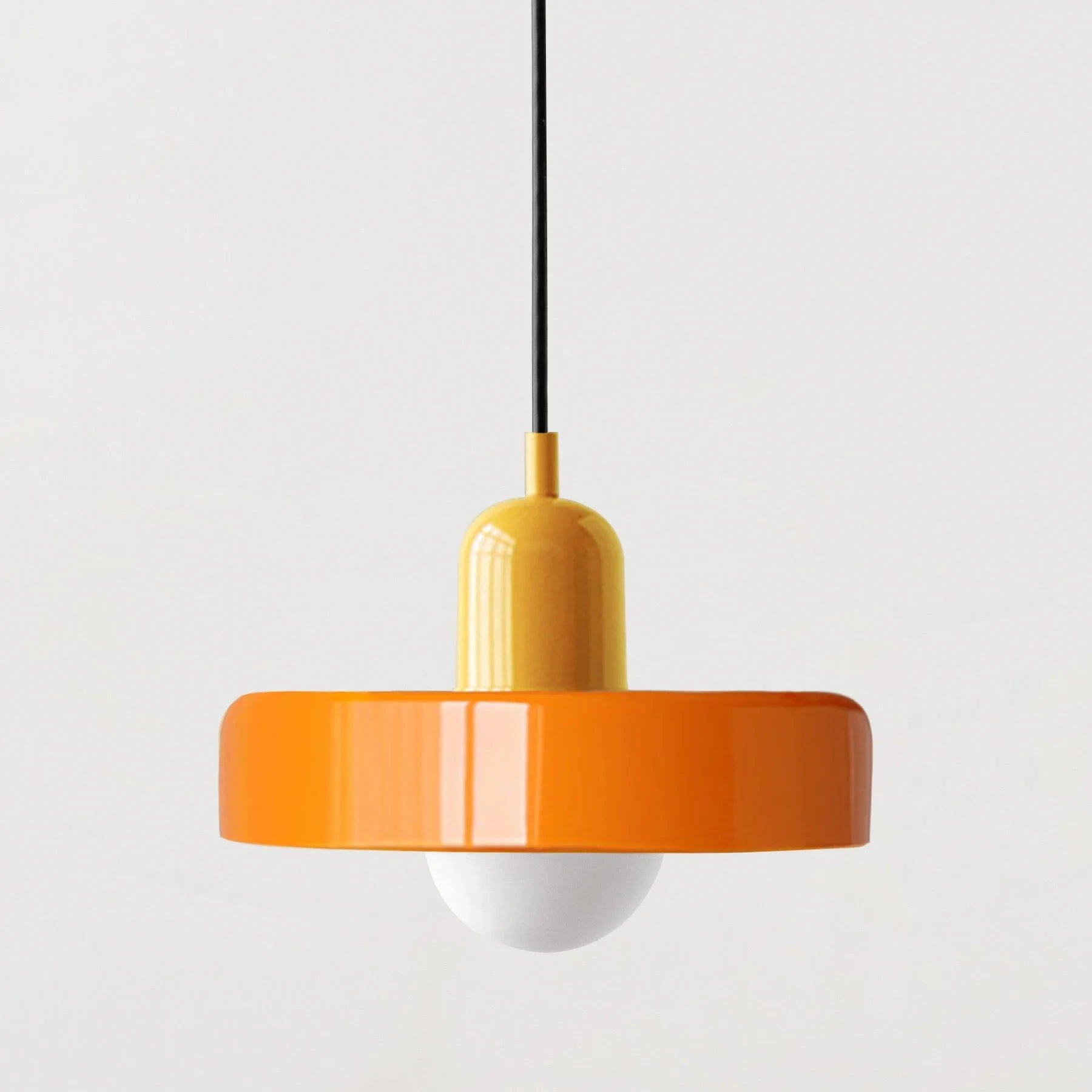 plafonnier design orange