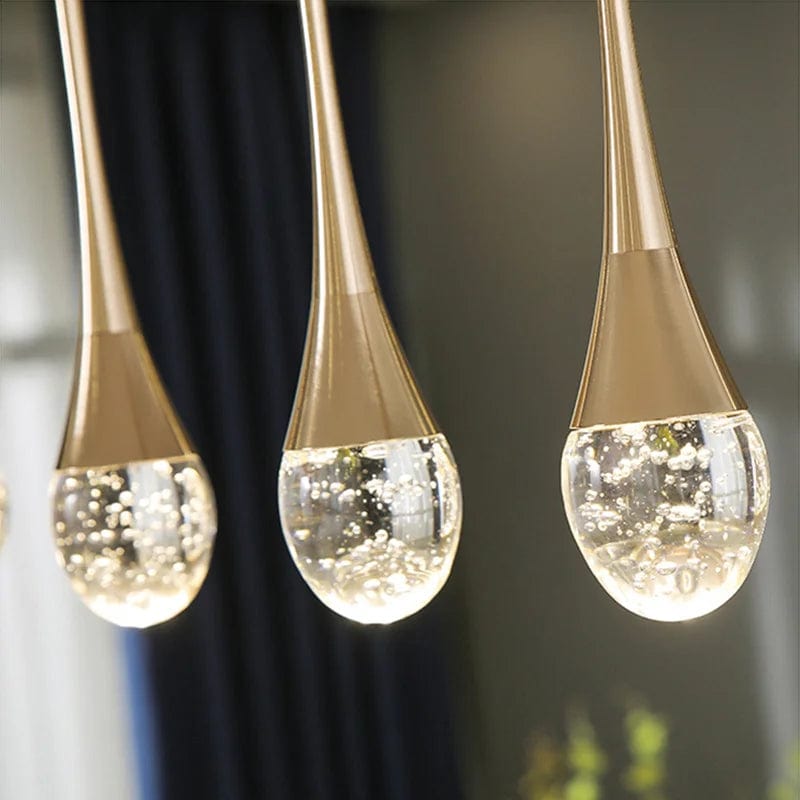 plafonnier en or chambre