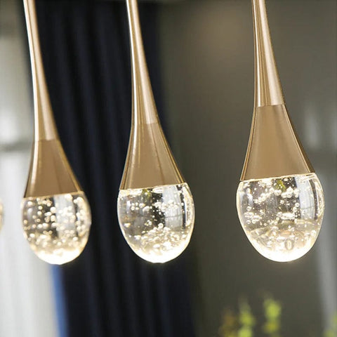 plafonnier en or chambre