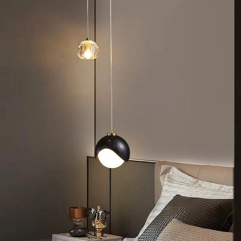 plafonnier noir chambre
