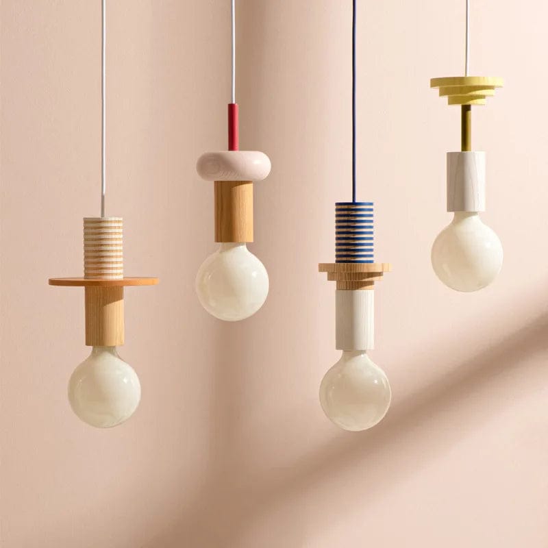 plafonnier en bois 