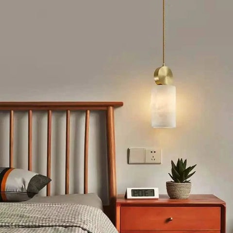 plafonnier en cuivre chambre