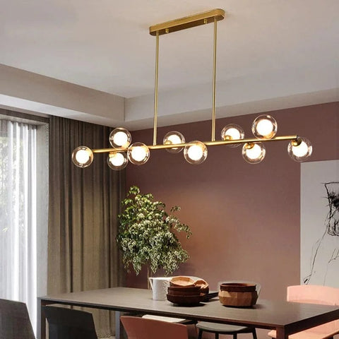 plafonnier salon luxe