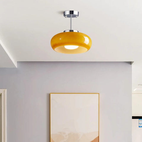plafonnier de verre