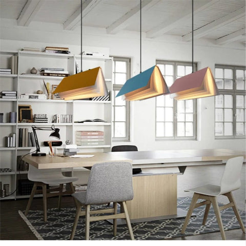 plafonnier design livre