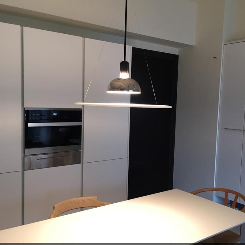 plafonnier gris design italien cuisine