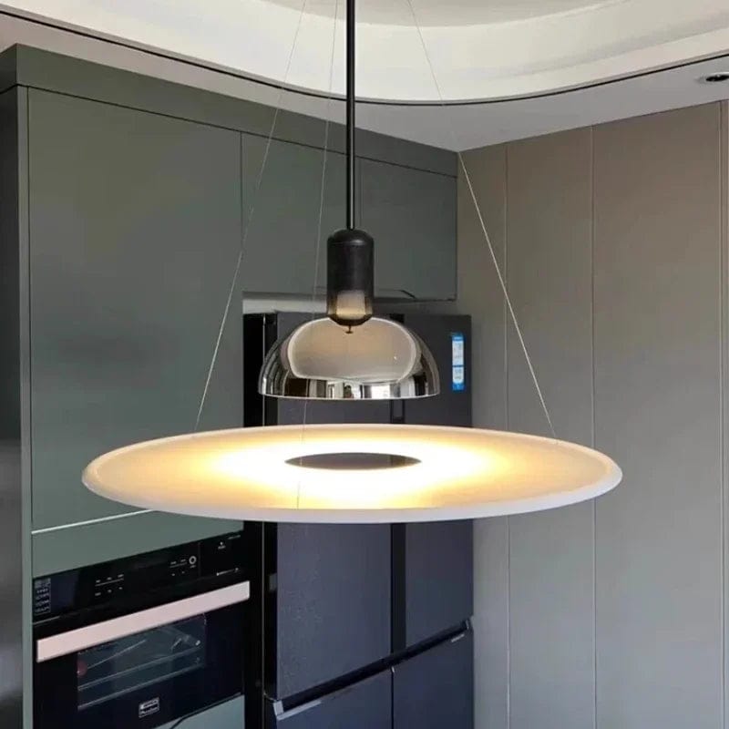 plafonnier gris design italien cuisine 