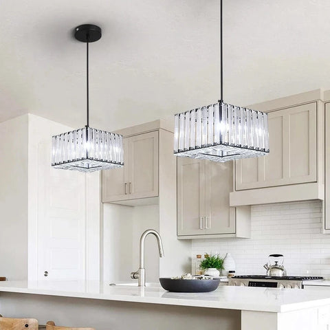 plafonnier led cristal cuisine