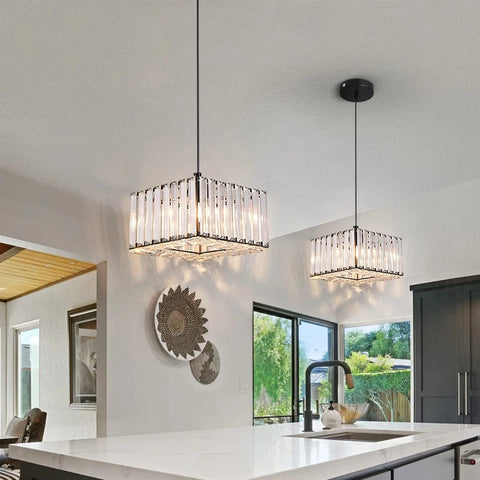 plafonnier led en cristal