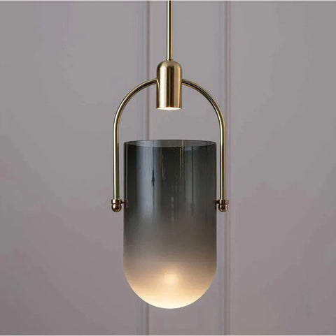 plafonnier metal chambre en gris