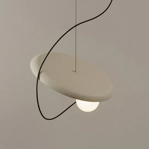 plafonnier moderne de salon en blanc