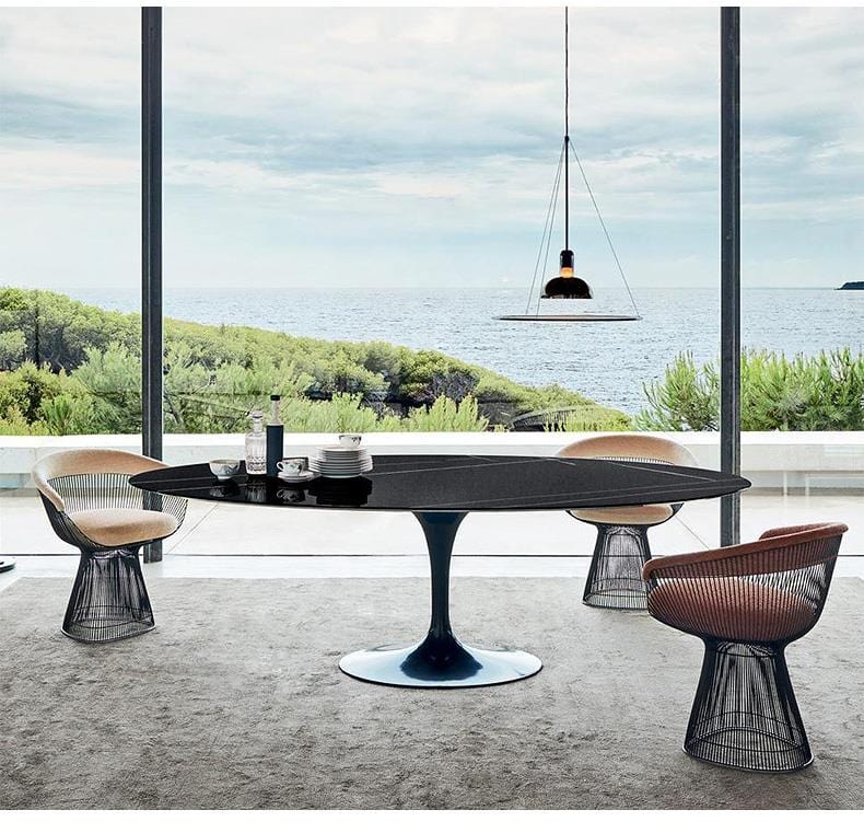 plafonnier noir design italien